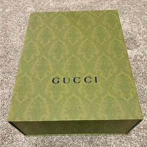 Gucci Olive Green Patterned Box